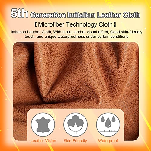 Bean Bag Sofa Cover (No Filler), Living Room Furniture Pu Leather Washable Micro-Fiber Adult Beanbag Chair Outside Cover, Home Leisure Single Couch Bedroom Lazy Lounger Cover (Medium) #TOP3