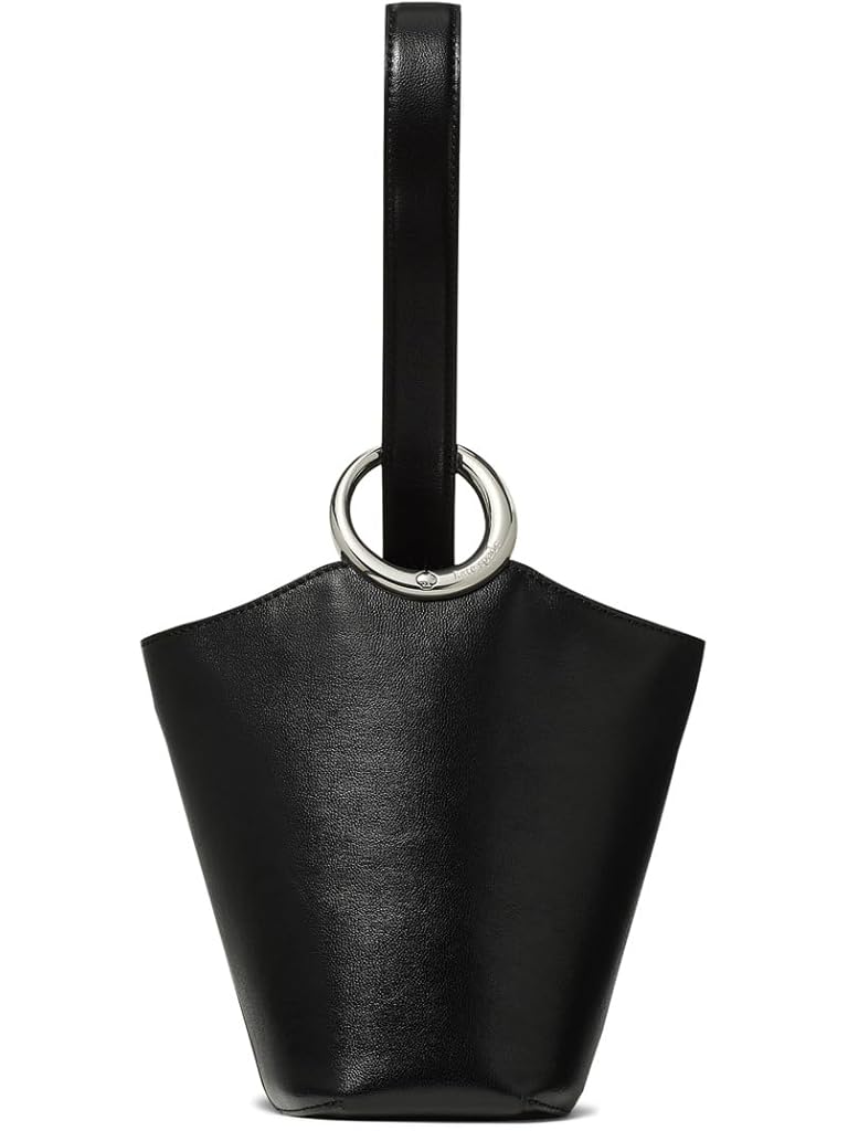 Black Kate Spade New York Halo Fine Grain Leather Mini Bucket