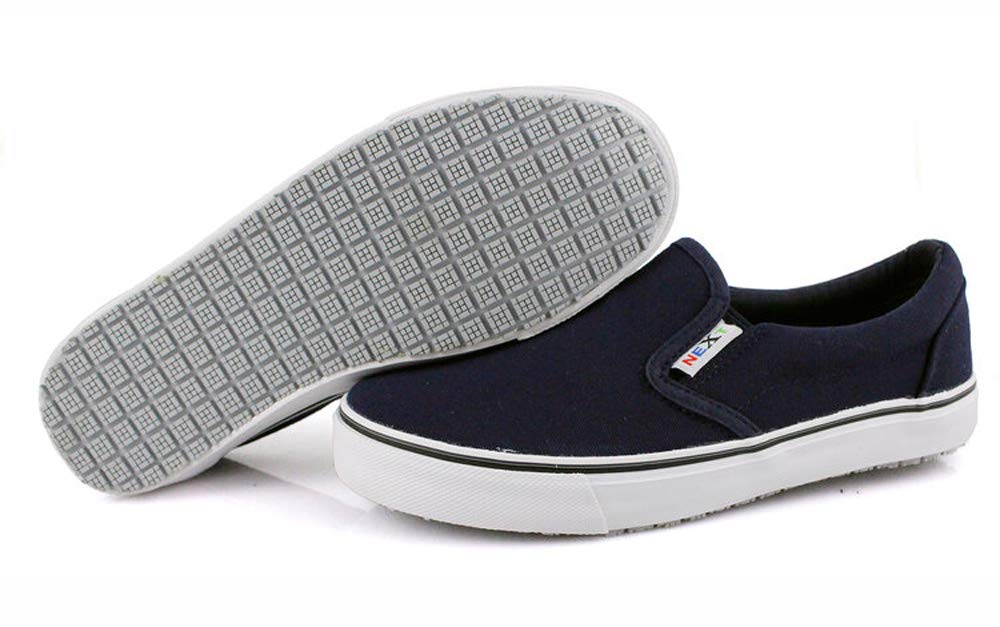 Laforst Next Gen Footwear Women's Sandy 3319 Slip Resistant Sneaker, Navy, 11