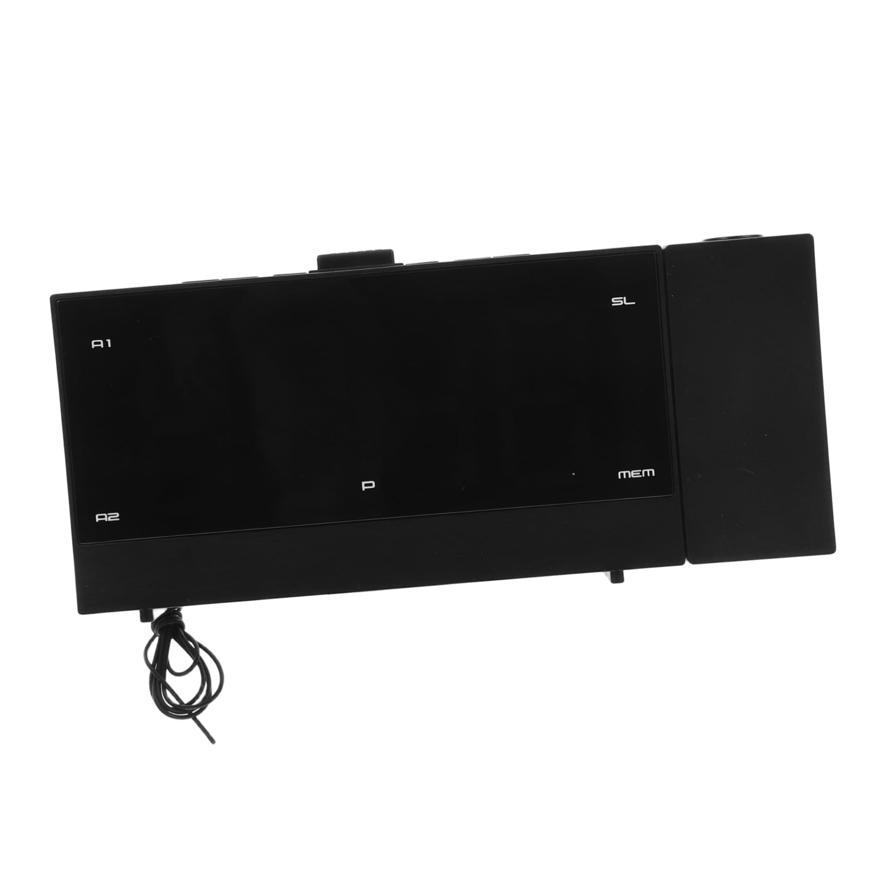 Reloj Despertador para Dormitorio Negro con Proyección LED