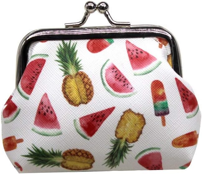 Lovely Abstract Pattern Coin Purse- Mini Blue Clasp Pouch Wallet Key Bags Money Bag, Gift for Girls Kids Purses Women Wallets Buckle Party Favors
