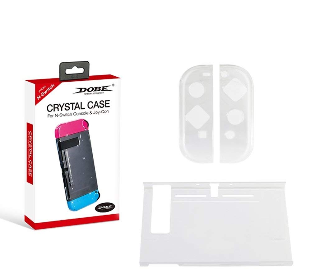 Crystal Cover Crystal Clear Case Plastic Hard Shell for Nintendo Switch Console Joy-Con Game Accessories (B07MYJ3J13) Amazon Price History, Amazon Price Tracker