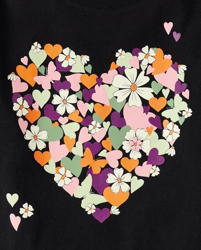 Image of The Children's Place Girls' Short Sleeve Graphic T-shirts (5-Pack)