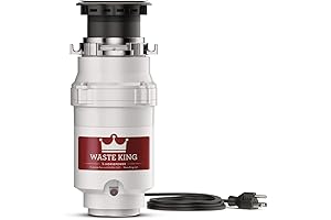 1/2 Horsepower Waste King Disposal Unit For Hassle-Free Food Waste Elimination