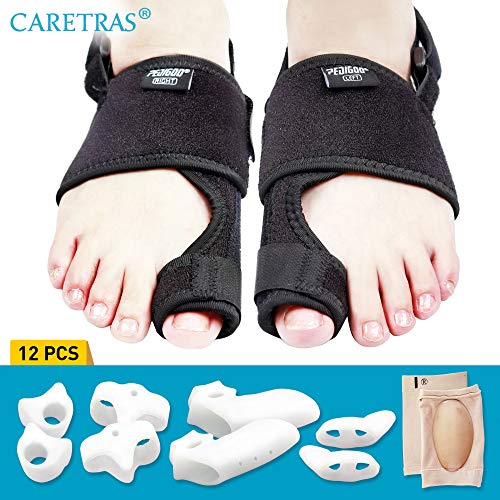 Bunion Corrector & Bunion Relief Kit-12 pcs, Gel Toe Separators for Bunions, Big