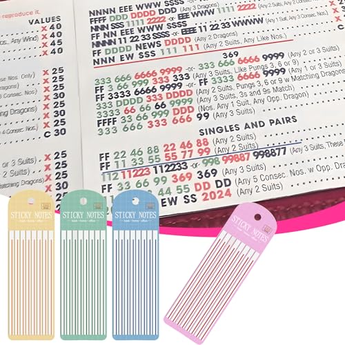 640 Pcs Mahjong Card Line Guide y Accesorios miniatura 3