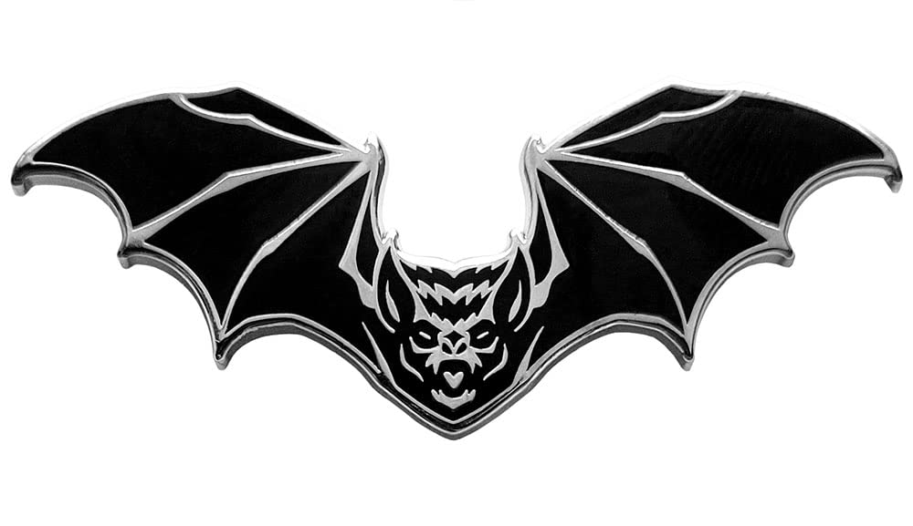 Black Bat Enamel Lapel Pin, 2 inch, enamel, no gemstone, 2 inch, enamel, no gemstone-image-48