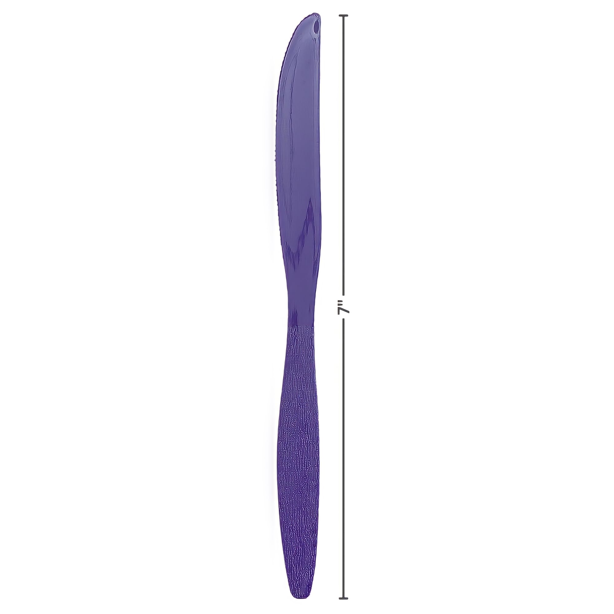 Fun Express - Royal Purple Plastic Knives (50 Pc) - Party Supplies - Solid Tableware - Cutlery - 50 Pieces