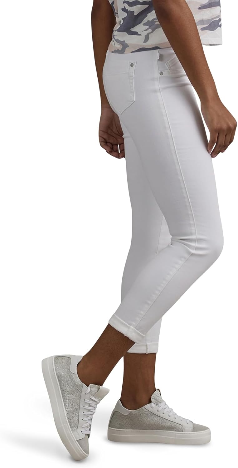 Rock & Republic Womens Denim Rx Fever Stretch Crop Capri Jeans, Antidote-White, 16 US - Image 2