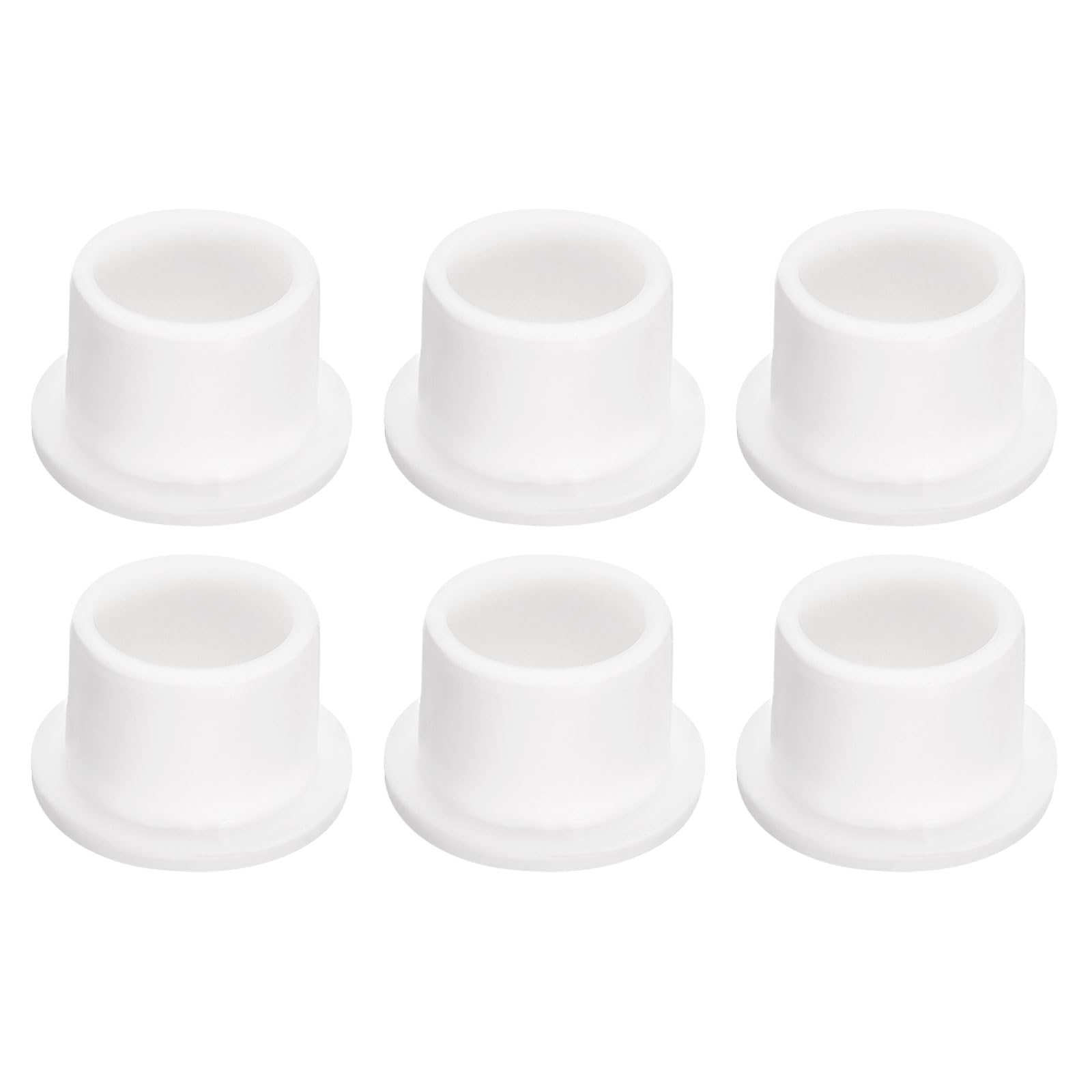 uxcell 6 Pieces White Plug Holes, Waterproof Rubber Button Plug for 12.5mm / 0.49" Hole