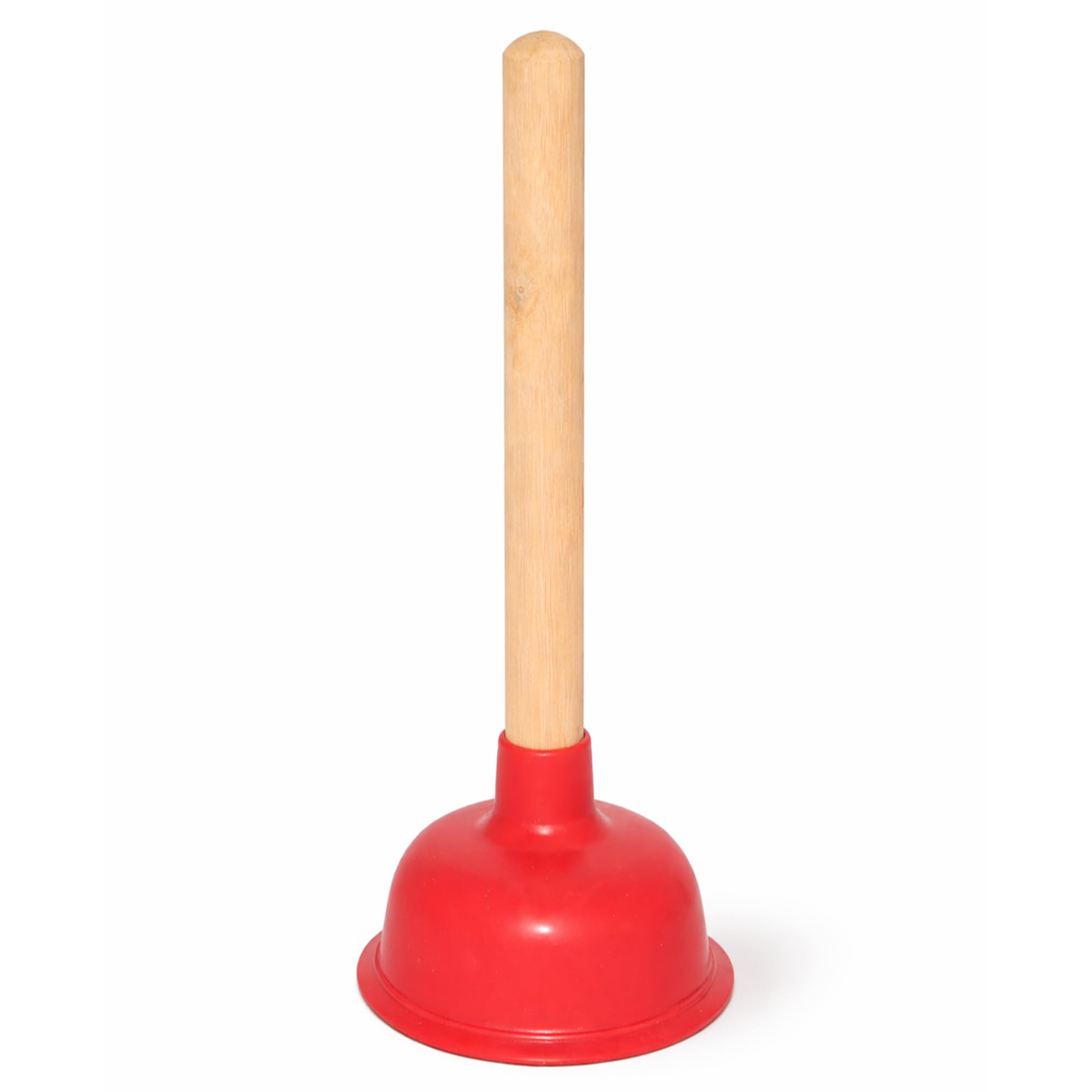 Navoys 4.3" Sink Plunger with 9" Handle – Strong Suction Rubber Drain Plunger for Kitchen & Bathroom, Sinks, Shower Drain, Bathtubs (4.3" Head / 9" Handle)