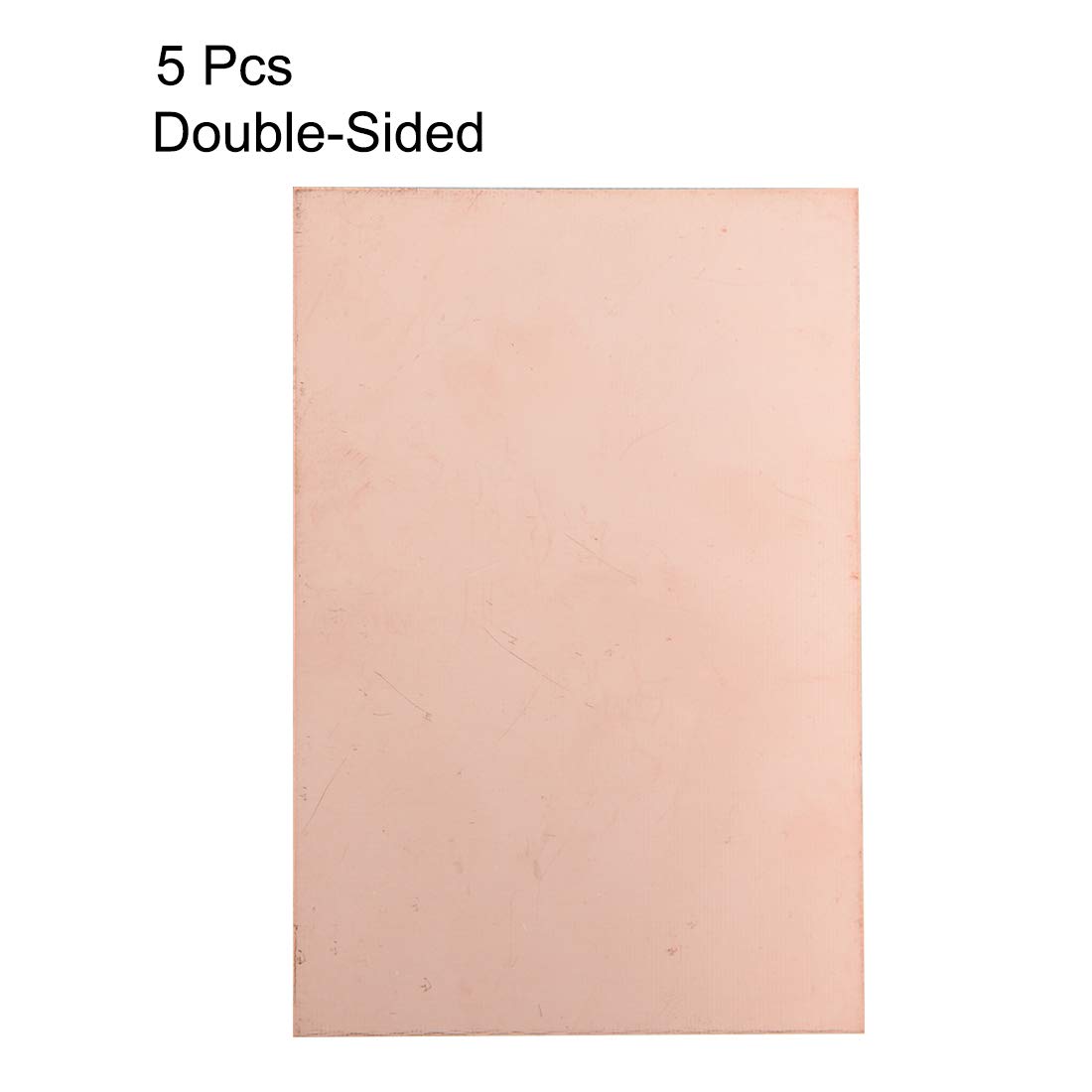 PATIKIL 150x100x1.5mm Rame Rivestito Laminato, 5pz FR4 Bifacciale PCB Circuito Scheda per Fai da Te Prototipazione, PCB Scheda
