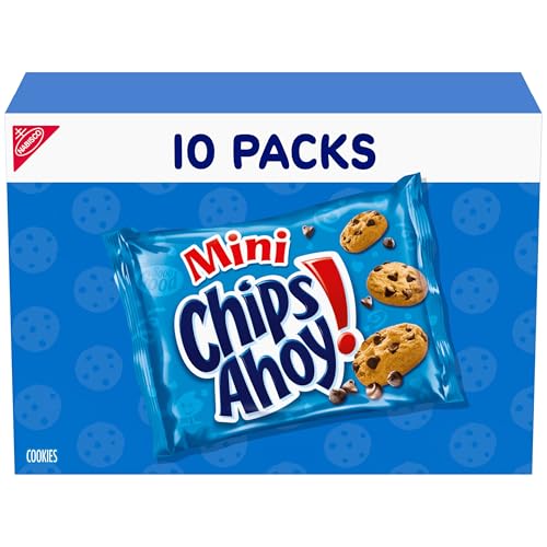 CHIPS AHOY! Mini Original Chocolate Chip Cookies, 10 Snack Packs