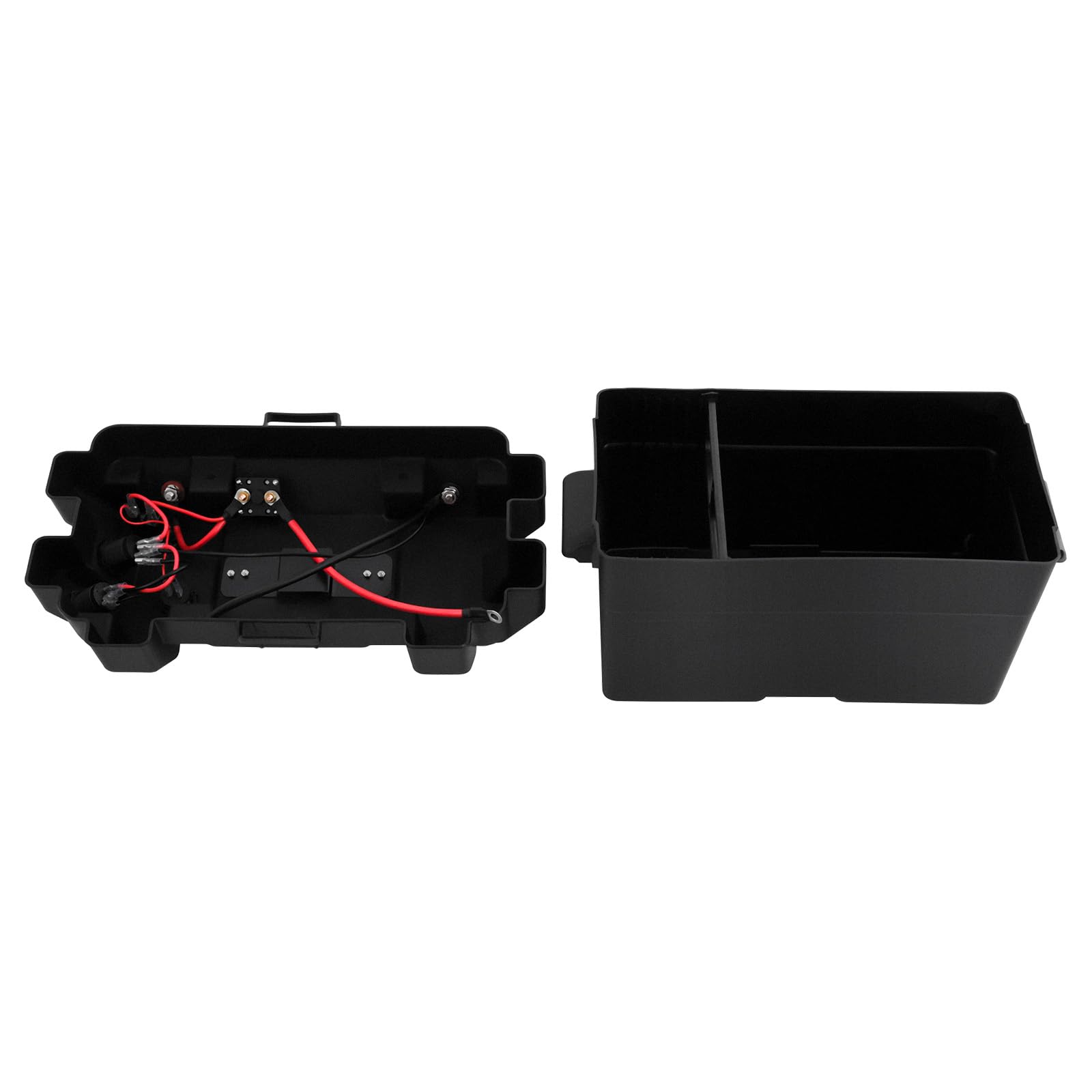Scatola per batteria per motore di barca da pesca a traina Power Center Display Connessioni Scatola per batteria da barca USB In plastica