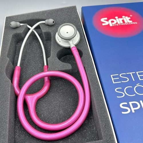 Estetoscópio Spirit MD Pro-Lite Duplo Adulto e Pediátrico Magenta...