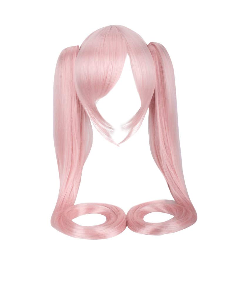 Green Hills Haikyuu Women's Pink Cosplay Long Wig (Pink)