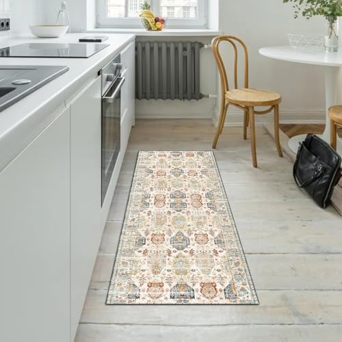 Alfombra de pasillo Boho para decorar cocinas largas modernas 5