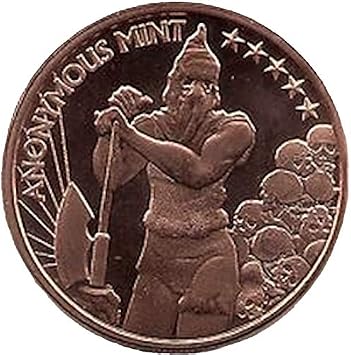 1 oz .999 Pure Copper Round/Challenge Coin (Executioner)