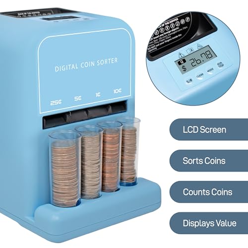 New Style NSAP-2061 Automatic Coin Counter & Coin Sorter thumb #1