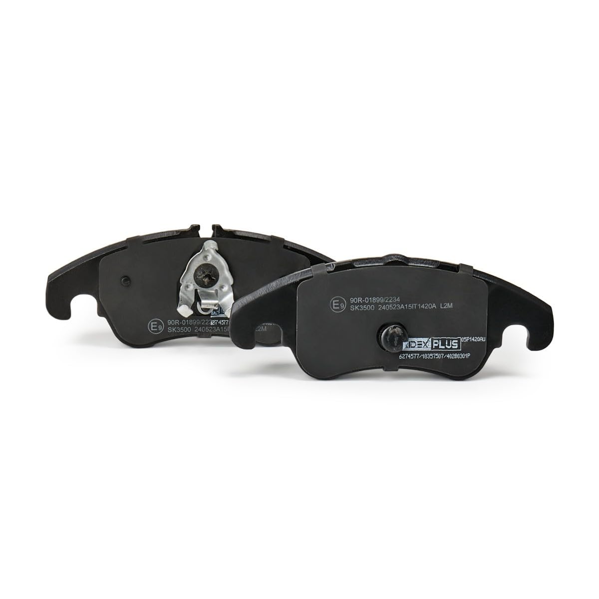 RIDEX PLUS 402B0301P Bremsbelagsatz Bremsbeläge Vorne mit Verschleißwarnkontakt Kompatibel mit AUDI A4 Avant 8K5, B8