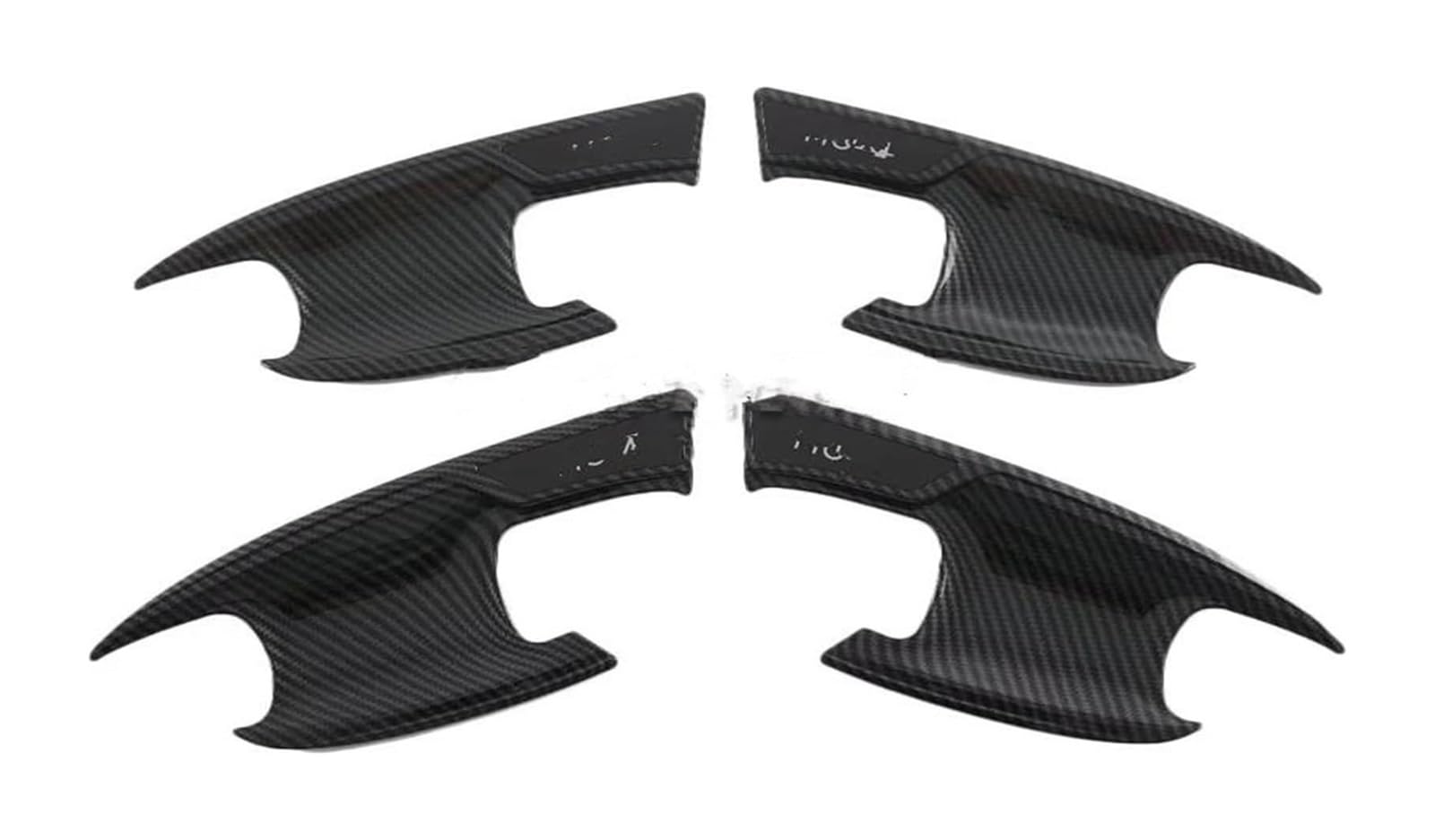 Hckclmbmzw C For Mg 4 Mg4 Ev For Mulan 2022 2023 Outer Door Bowl Handle Stickers Protection Overs Trim Ar Styling Arbon Fiber Door Handle Over(C)