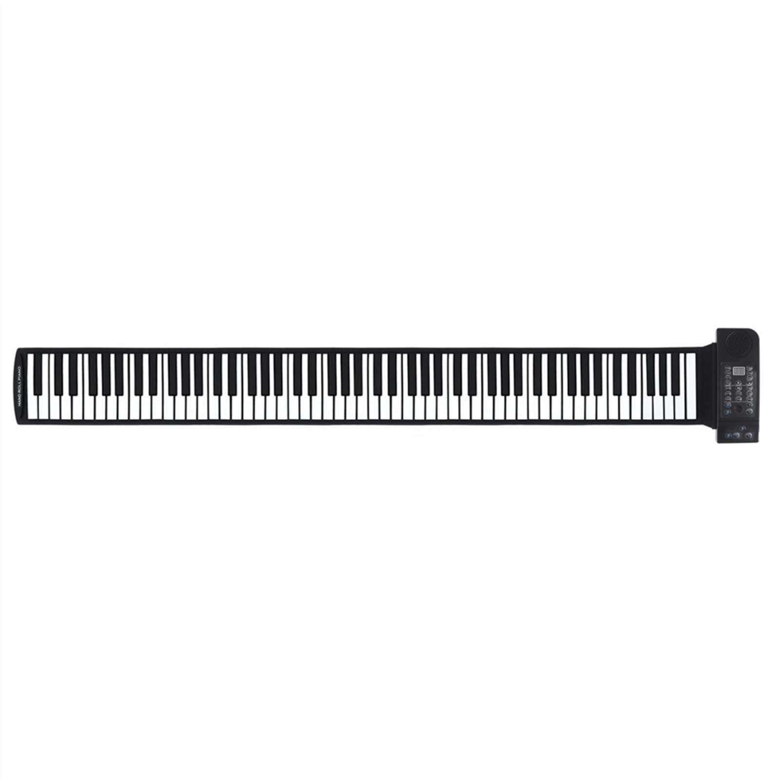 TSTS faltbares Piano 88 Keys MIDI 128. Töne Elektronische Orgel Roll Up Klavier-Eingebauter Lautsprecher