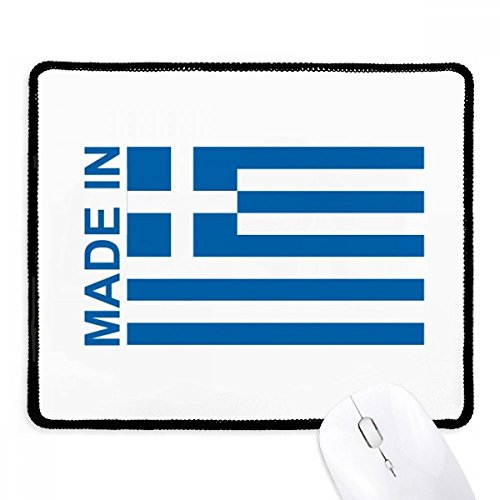 Mousepad Country Love hecho en Grecia: el regalo ideal negro con bordes cosidos para oficina