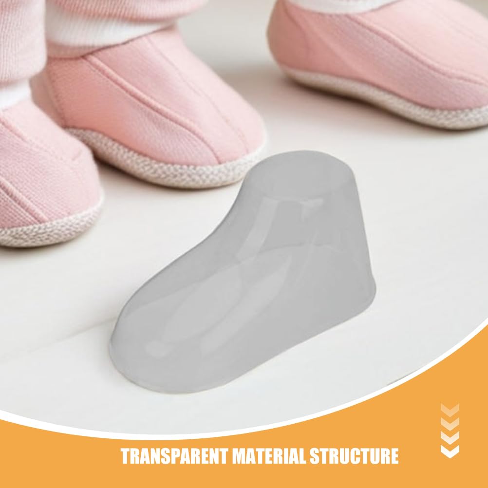 Transparente Pvc Babyfußmodelle 160 Stück Leichte und Tragbare Säuglingsfuß Mannequins Geeignet für Babysocken und Babystiefel für Babybekleidungsgeschäfte