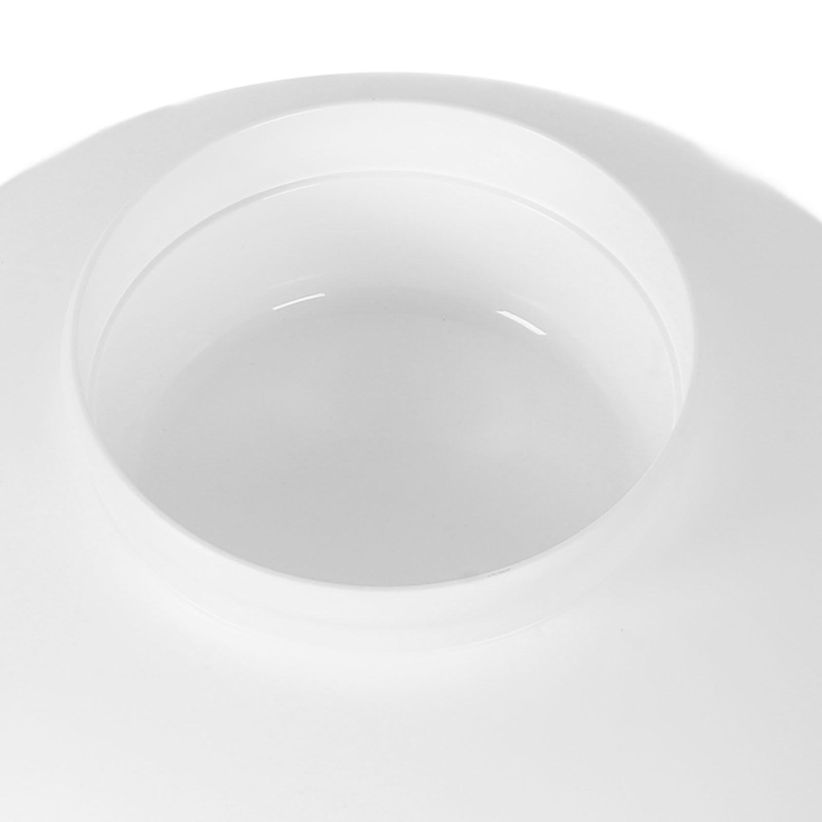 Bac à Litière caché, Bac à Litière Spacieux et fermé pour Chat avec Décor Végétal, Matériau PP pour Une Utilisation en Toutes Saisons (White)