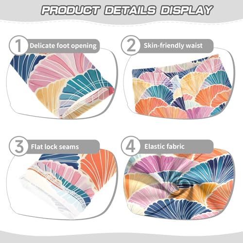 Hand Drawn Cute Japanese Fans Kids Baby Girls Active Leggings Fashion High Waisted Yoga Pants Running3