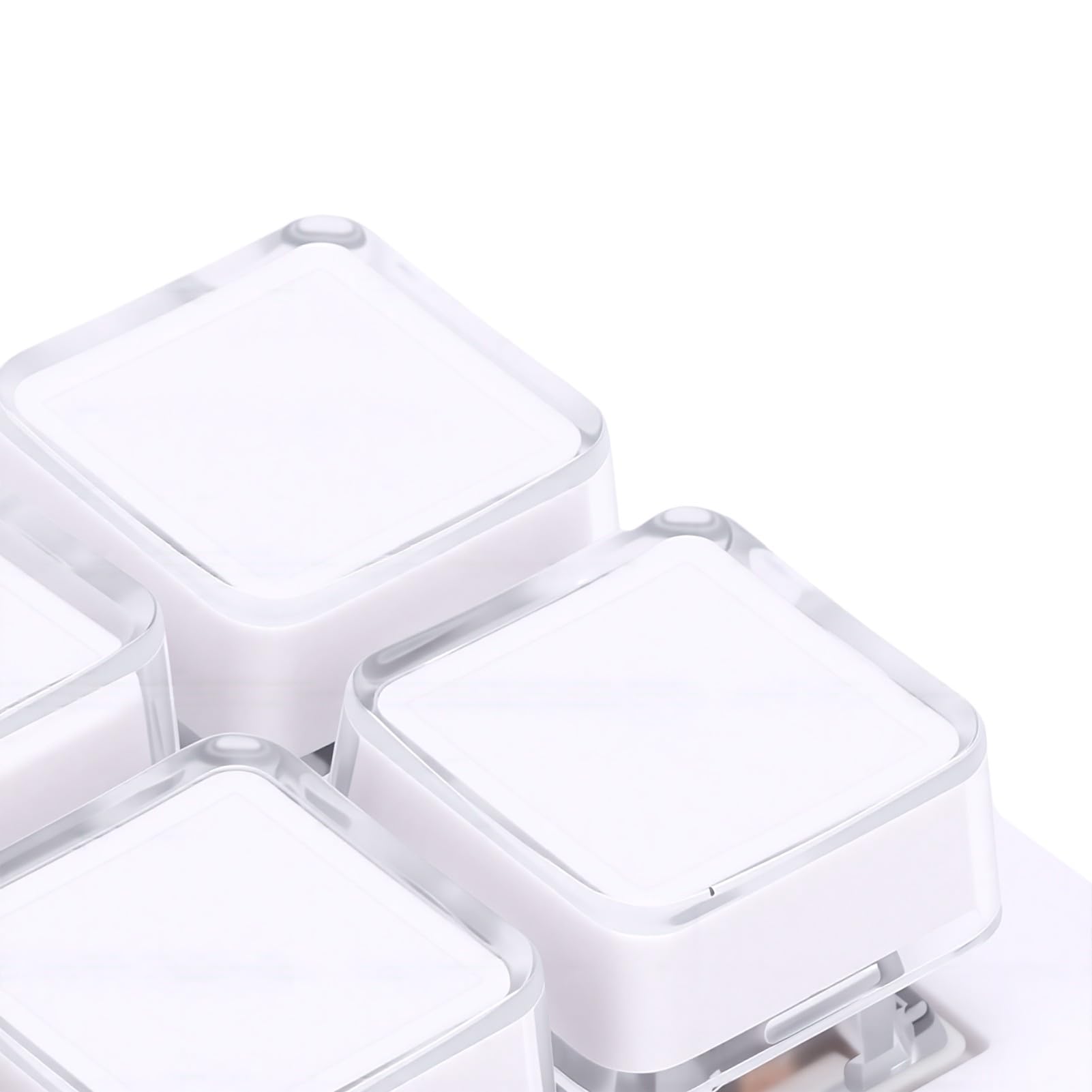 Luocute Tastierino Macro, 6 Tasti con una Sola Mano (WHITE) | Tastiera meccanica, interruttore blu, tastiera programmabile USB cablata, per computer portatile