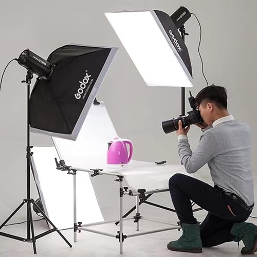 Bimiti Photography Shooting Table, 100X200Cm Photographic Studio Photo Table Photo Tabletop, Photography Camera Desk With Plastic Panel For Still Life Shooting #TOP1