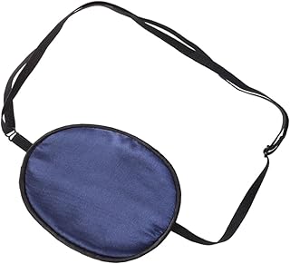 USHOBE Vendas De De Pirata Para Máscara De Olho De Seda Tapa-Olho Ambliopia Tapa-Olhos De Pirata Da Marinha Máscara De Olho Preguiçoso Tapa-Olhos De Estrabismo Roupas Lentes De