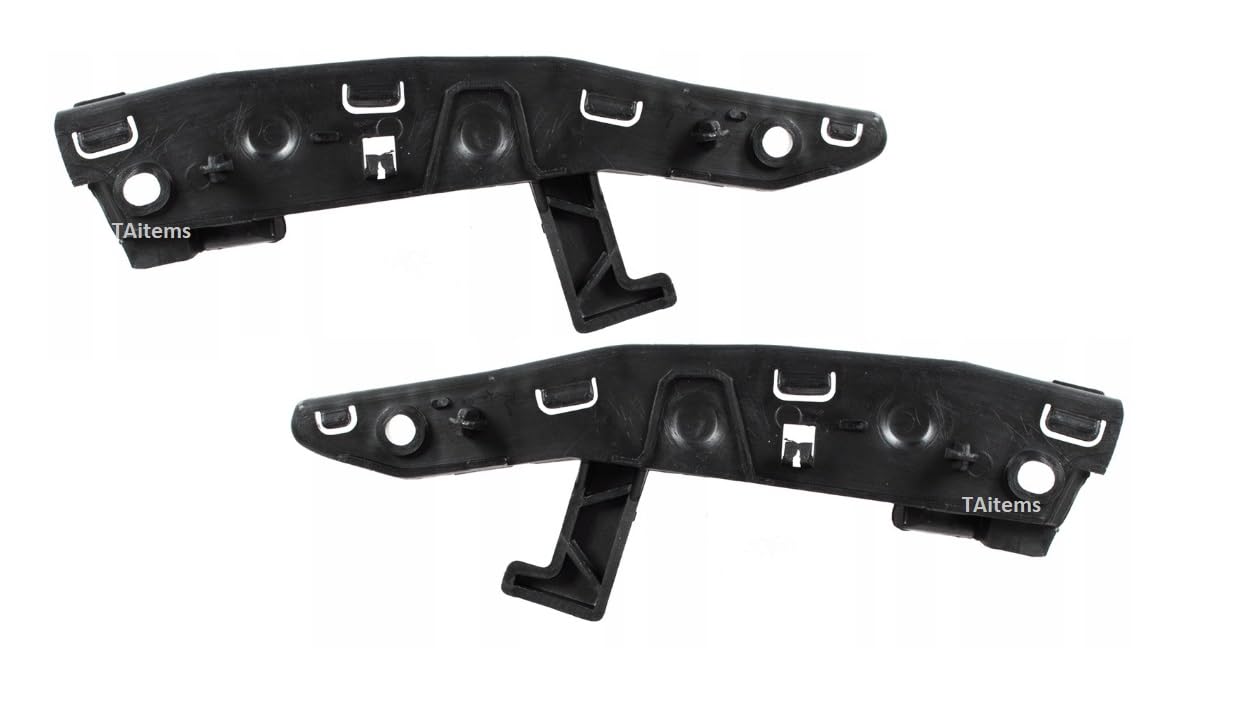 Coppia di staffe per paraurti anteriore sinistro e destro, adatte per Citroen C3 2010-2016