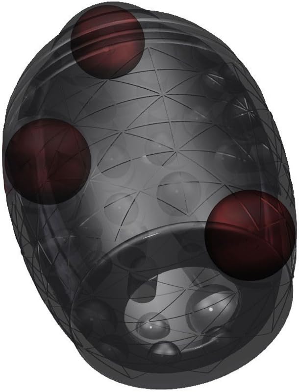 JITEM Equipo eléctrico de Entrenamiento físico para Hombres, Control Remoto inalámbrico, rotación Inteligente multifrecuencia