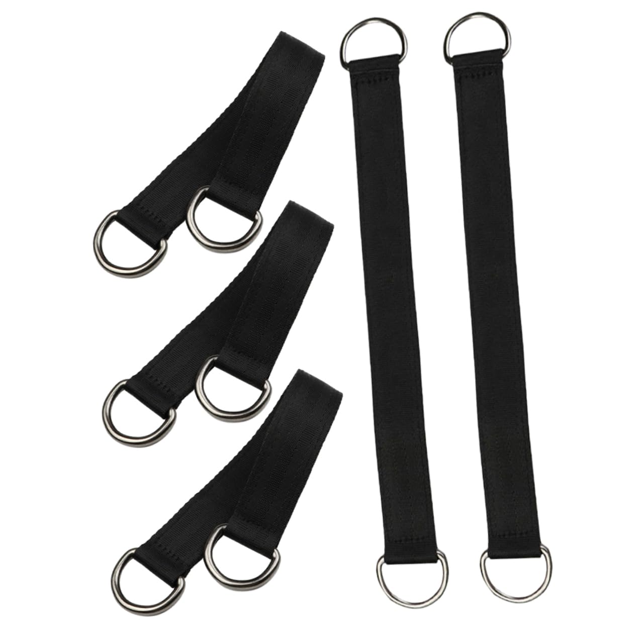 TOYANDONA 5 Ensembles Sangles De Suspension pour Hammocks Activités Extérieures Fabriquées Acier Inoxydable Pratiques Résistantes pour Camping Randonnée 5 Pièces * 5