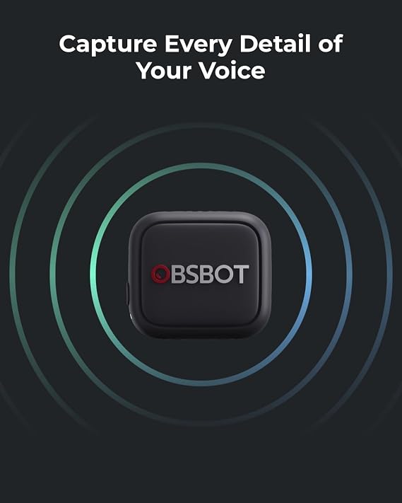 OBSBOT VOX SE Wireless Live Streaming Microphone | Mic with Noise Cancellation, 48kHz/24-bit, Remote Control The OBSBOT Tiny 3 Series-Tiny 3/Tiny 3 Lite