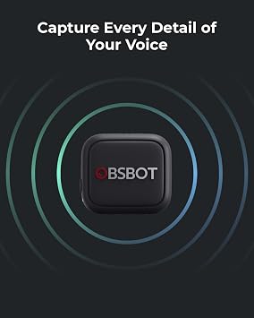 OBSBOT VOX SE Wireless Live Streaming Microphone | Mic with Noise Cancellation, 48kHz/24-bit, Remote Control The OBSBOT Tiny 3 Series-Tiny 3/Tiny 3 Lite