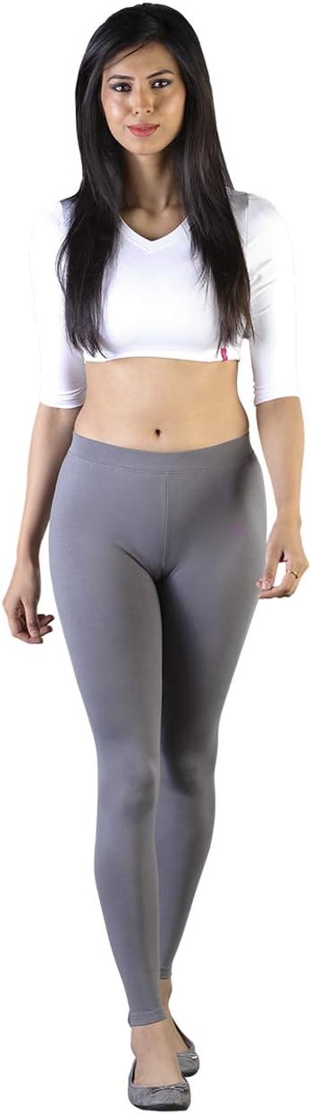 TWIN BIRDSSuper Stretchable Cotton Elasthane Fabric Ankle Length Leggings for Women