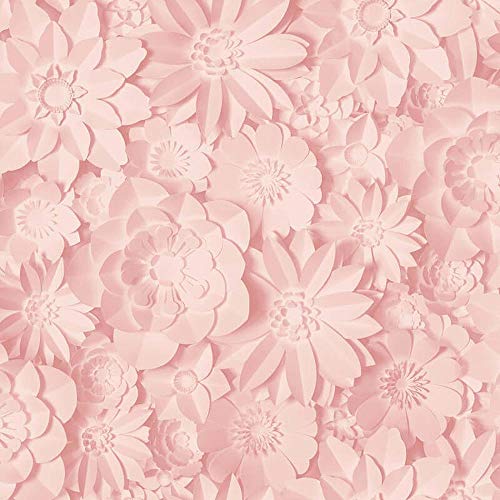 3D Effect Floral Wallpaper Flowers Rose Pink Washable Fine Decor Dimensions from YöL