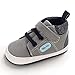 MASOCIO Babyschuhe Junge Baby Schuhe Lauflernschuhe Sneaker 12-18 Monate Grau 1 (Hersteller Größe: 3)