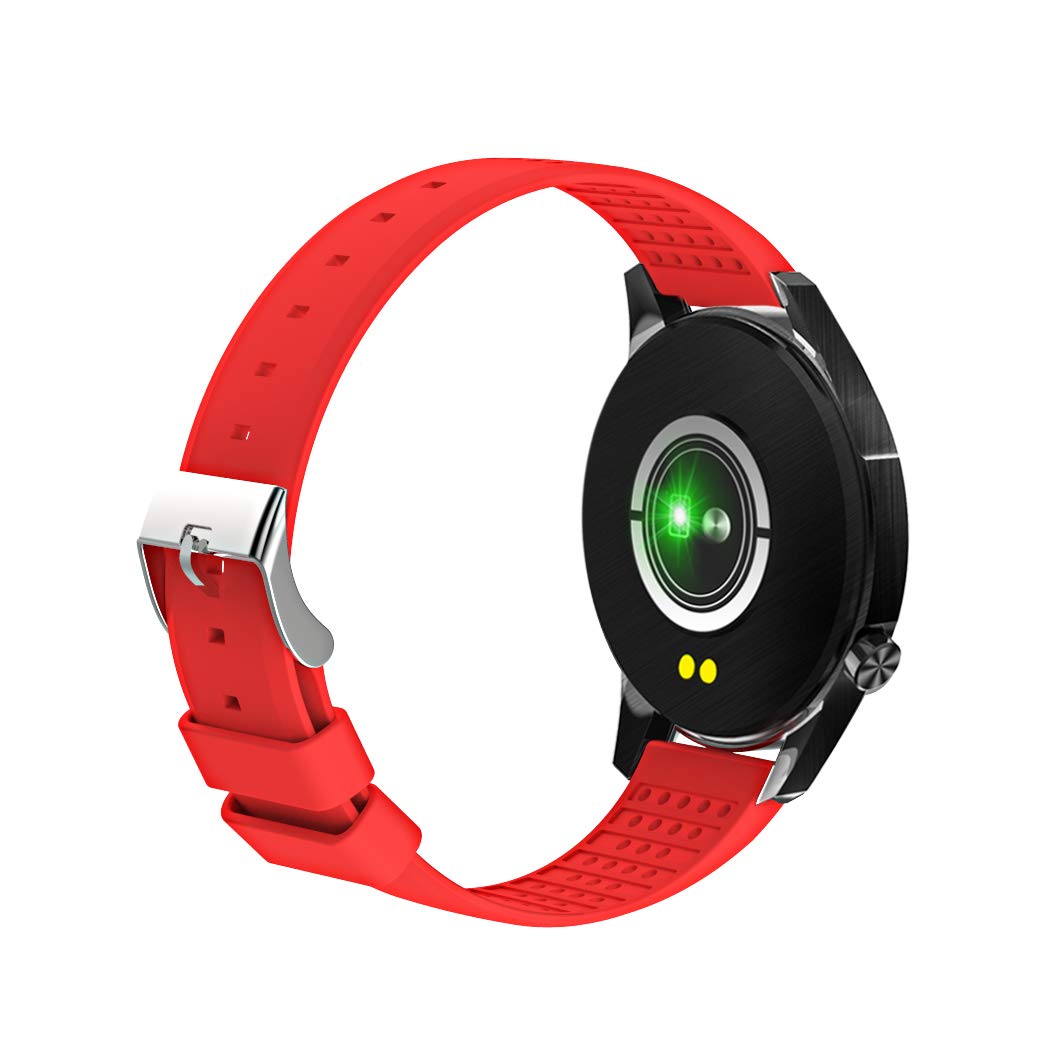 Inteligentny zegarek fitness tracker aktywności monitor pełny ekran dotykowy wodoodporne zegarki mężczyźni z pulsometrem snu monitor zdrowia sport krokomierz