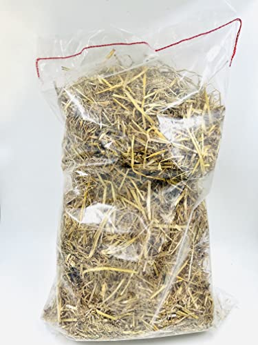 Paille de blé 100% Naturelle – Litière Animale – pour Lapins, volailles, Chevaux, chèvres – Sac 2 kg