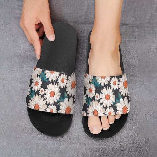Sandales chaussons de maison marguerite avec semelle de bain crantée - 6