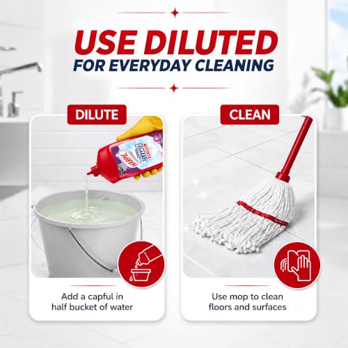 Image of Harpic Flushmatic In-Cistern Toilet Cleaner Blocks, Marine - 150 g | Lasts Upto 240 Flushes & Disinfectant Bathroom Cleaner Liquid, Floral - 1 L | India's # 1 Bathroom Cleaner