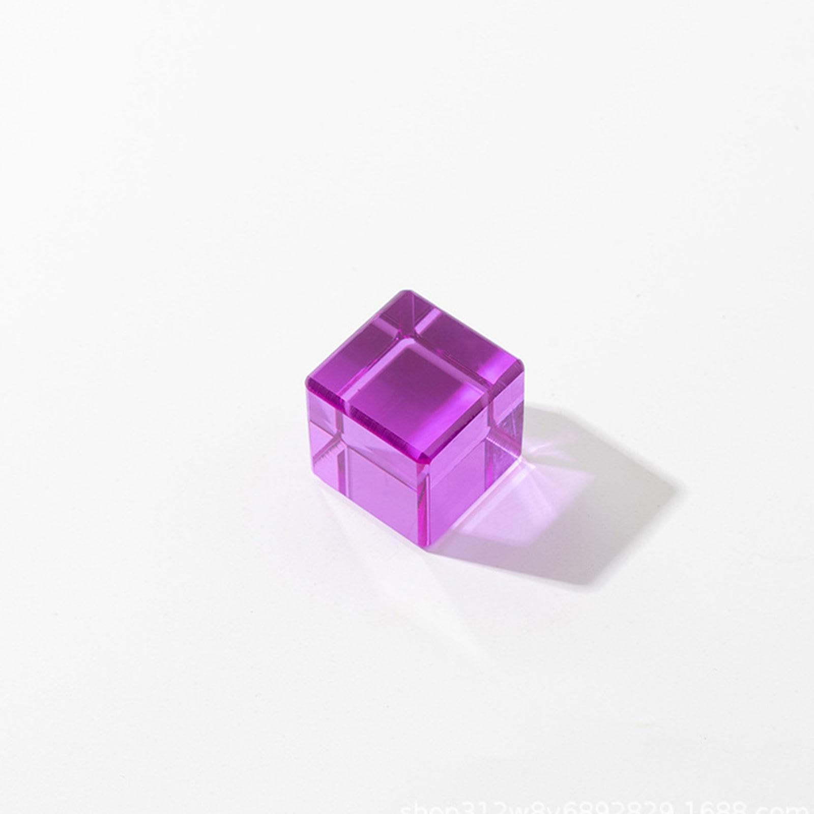 20 Blocchi Impilabili Gem in Acrilico, Gioco Educativo di Impilamento Arcobaleno per Bambini, per Stimolare I Sensi E Stimolare La creatività, Cubo