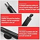 Nizirioo Nothammer Auto mit Gurtschneider Notfallhammer 3 Stück 2 In 1 Auto Sicherheitshammer Car Safety Hammer, Fensterbrecher Gefedert Ausführung für Underwater and Land für Auto Bus