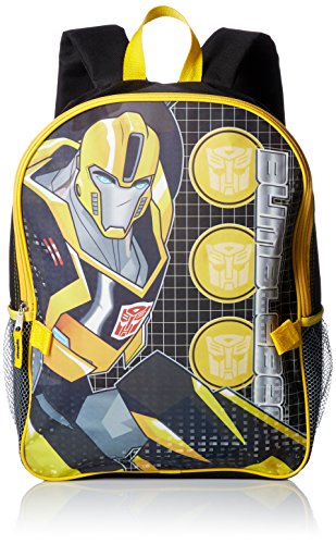 Transformers Boys Backpack with Lunch Kit, Yellow, 16 Inch