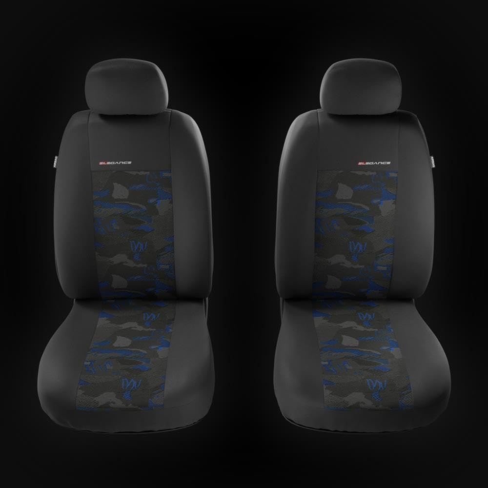 Mossa Housses siège adaptées pour Mitsubishi Pajero 1990-2017 2UNE-BL
