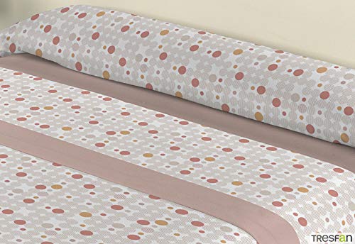 ENERGY COLORS Juego SABANAS Polar para OTOÑO-Invierno (150 g) 3 Piezas, TÉRMICO Calidad PIRINEO, Tacto Suave (Provence Beige, 150_x_200_cm)